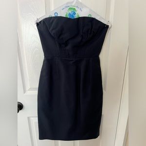 Jcrew strapless mini dress. Navy size 2.